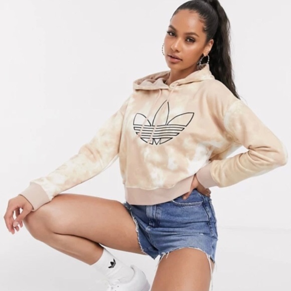 Adidas original Fakten cropped hoodie
